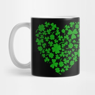 Irish Heart Shamrock Ireland Lover St Patrick's Day Mug